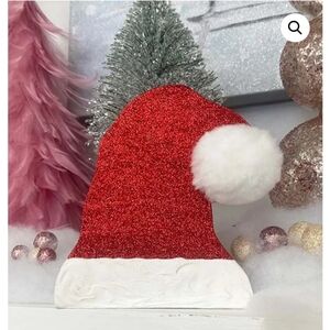 Festive Red Santa Hat Decorative Accent DYI